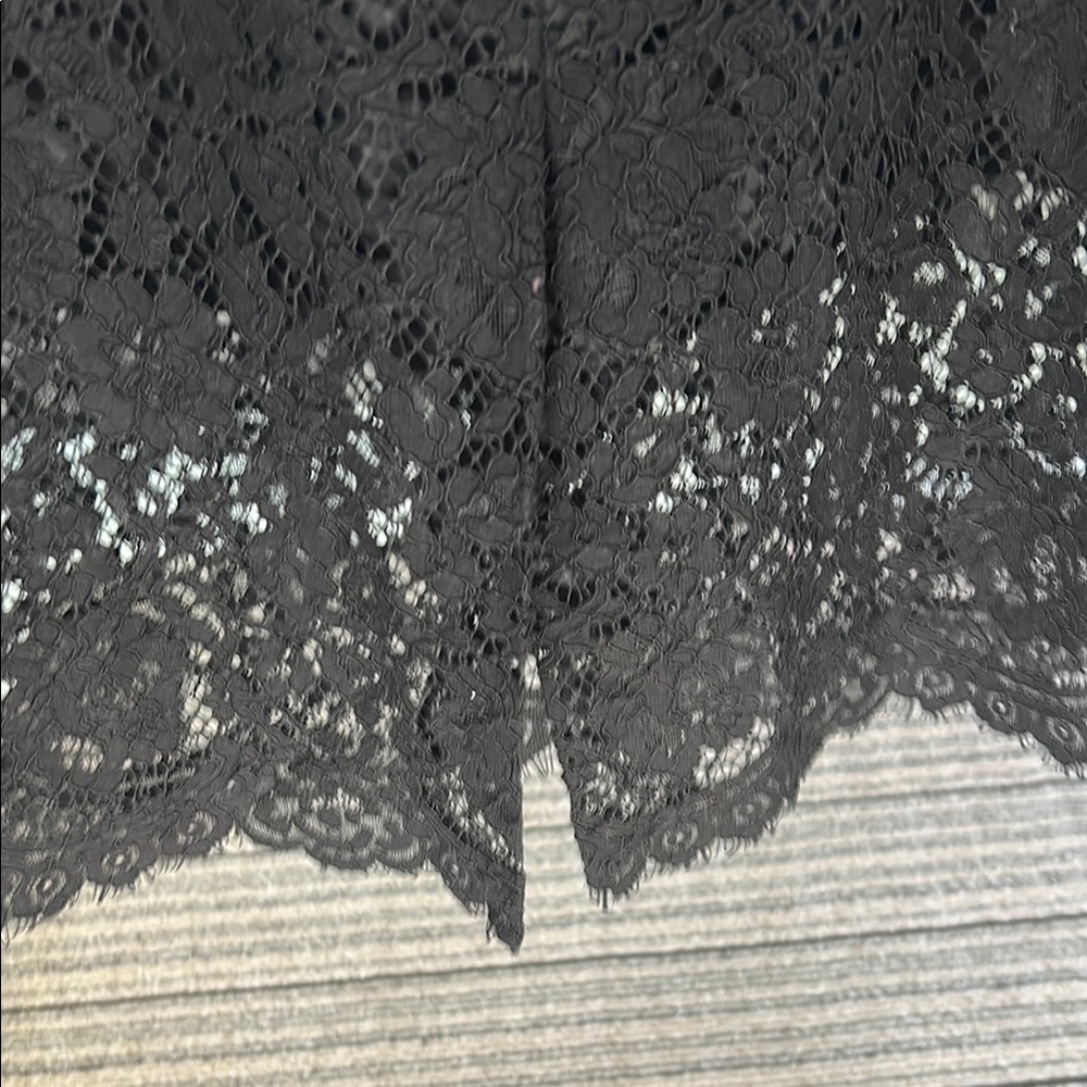 J. Crew Black Lace Long Sleeve Dress - Picture 7 of 7